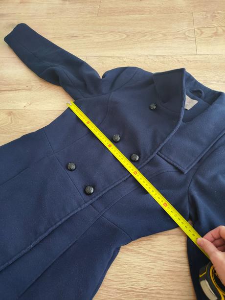 Tmavomodrý zimný kabát orsay, veľ. 36, orsay,36