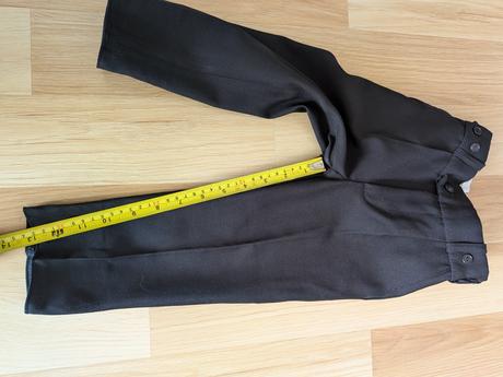 Elegantné čierne nohavice, 92
