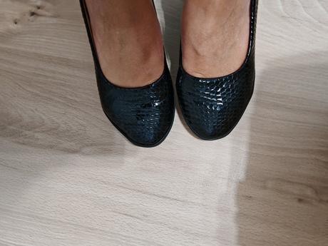 Kožené topánky 38 na klinovom opatku, 38