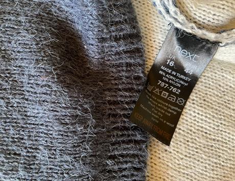 Teplejší pulóver s potlačou next v. 44, next,44