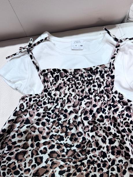 Detské šaty s tričkom, zara,128