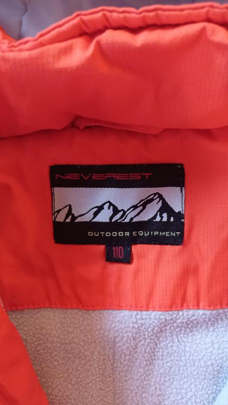 Oranzova zimna bunda, neverest,110