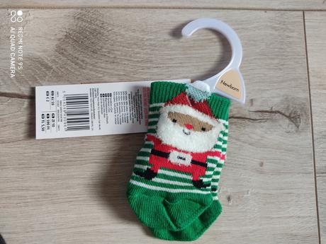 Ponožky vianočné newborn, f&f,17