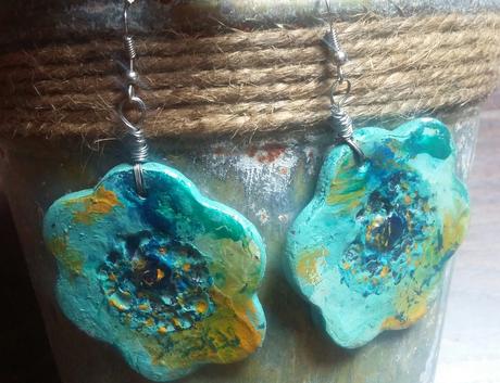 Ručne modelované náušky .., 