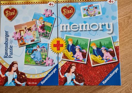 Pexeso a 3 x puzzle sisi disney, 