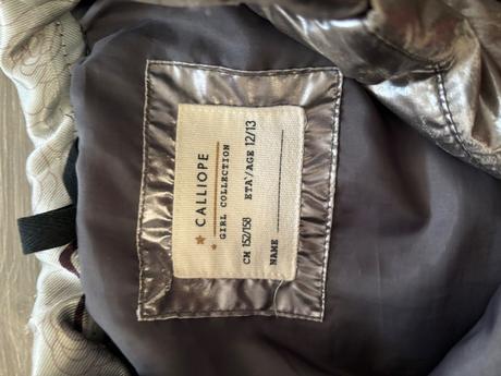 Prechodná strieborná/šedá bunda, calliope,152