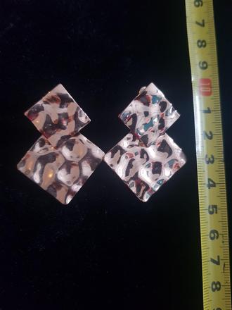 Naušnice napichovačky pliešky,