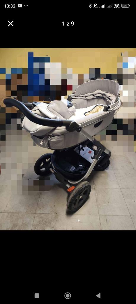 Predám kočík stokke, hlboká vanička, stokke,stokke trailz terrain