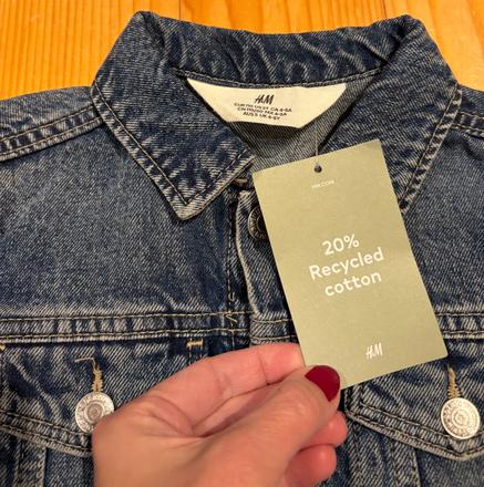 Nenosena bunda s visackou, h&m,110