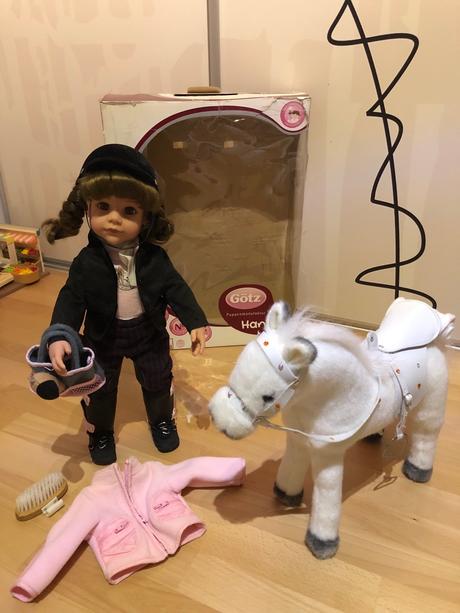 Veľký koník gotz k bábike hannah - pc 60,- eur, 