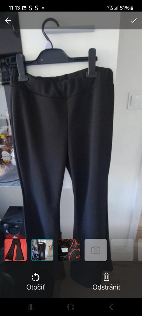 Nohavice elastické, xl