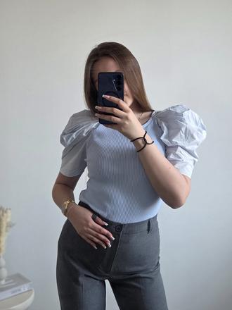 Top s balónovými rukávmi m/l, reserved,m