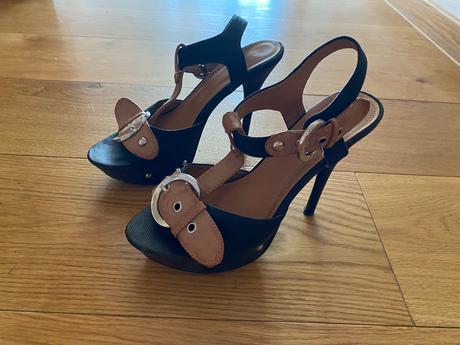 Čierne sandálky 39, 39