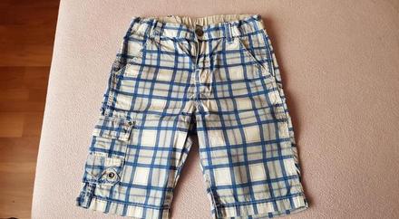 Kockované kraťasy 116, h&m,116