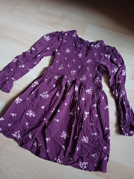 3x šaty dlhy rukav, 116