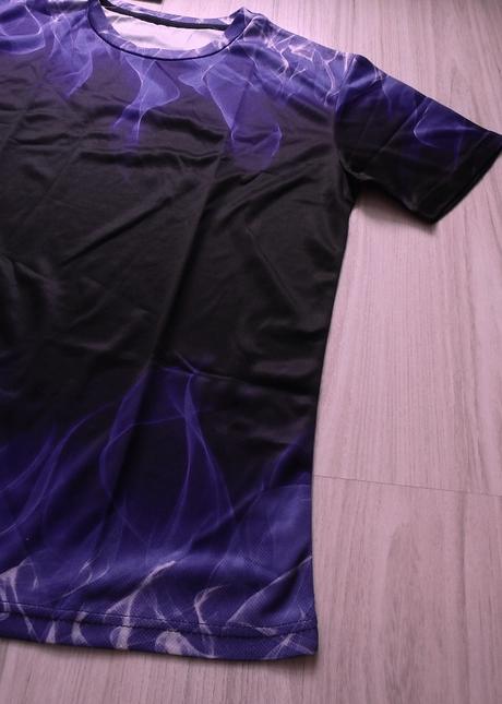 Tričko čierno fialové v. m/l, l / m