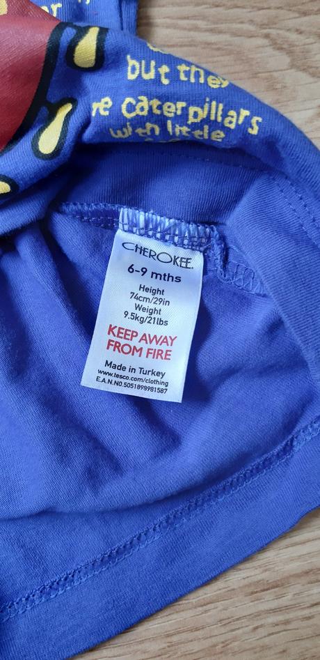 Tričko s húsenicou, cherokee,74