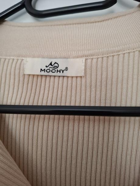 Rebrovaný top mochy, xs