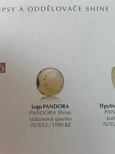 Pandora pozlateny klip, pandora