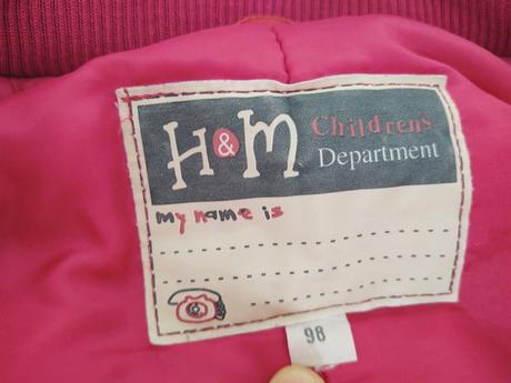 Dievčenský zimný overal h&m, veľ.98., h&m,98