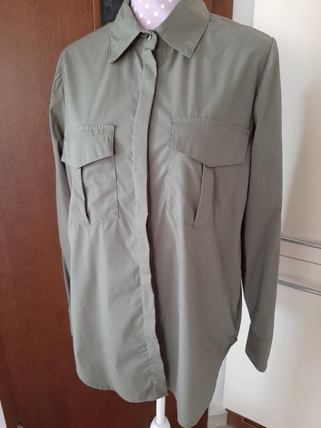 Olivovo zelená košeľa, sinsay,l