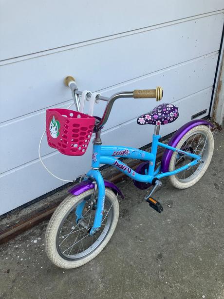 Predám detský bicykel - bledomodrý, harry,16