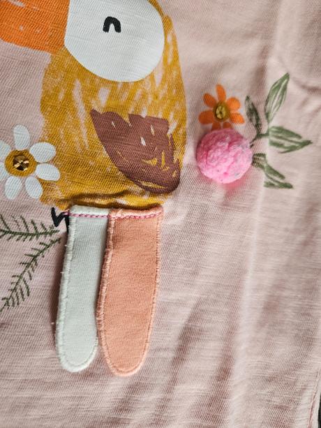 F&f letné tričko s flitrami 92, f&f,92