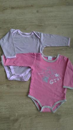 Ružové bodynko zn.coccodrillo, veľ.80, coccodrillo,80