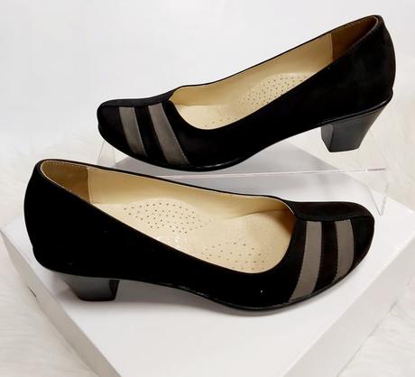 Dámske kožené lodičky 9890 b, 36