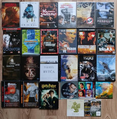 Dvd filmy, rozprávky,