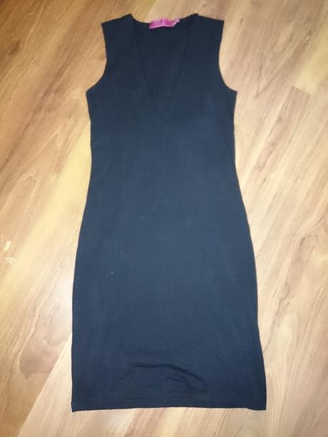 Cierne saty bohoo, s