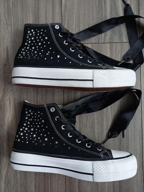 Plátenky čierne členkové, 40