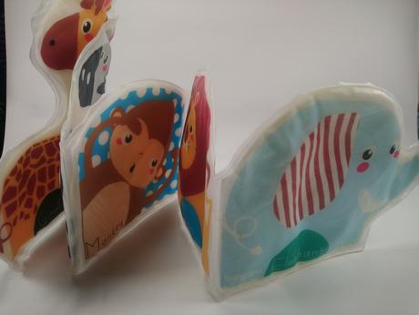 Leporelo - rozkladacia knižka, zoo zvieratká, 