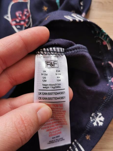 Dievčenské vianočné šaty, f&f,80