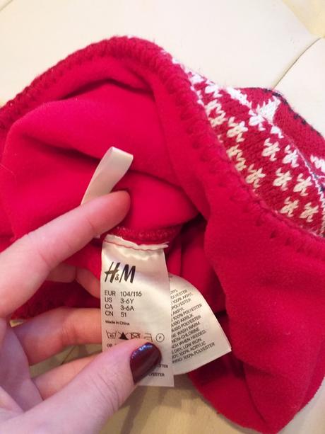 Zimna ciapka, h&m,116