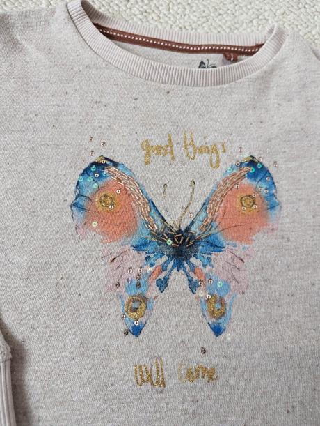 Nežná mikina, svetrík 116, next,122