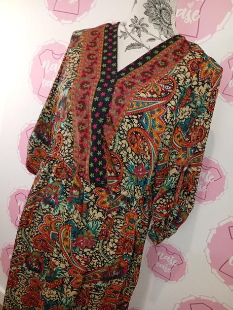 Vzorované letnejšie šaty l/xl, l