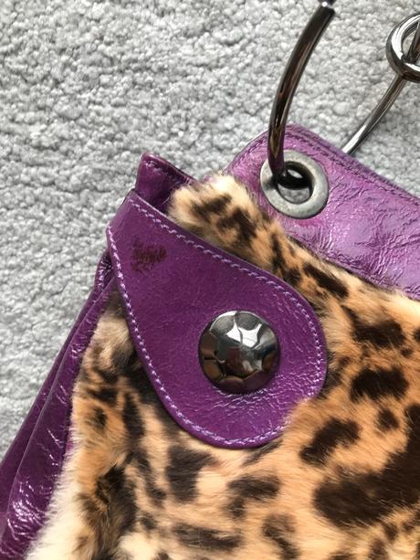 Kabelka s kožušinou zn. anna biagini,