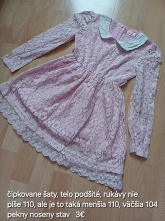 Čipkovane šaty, 110