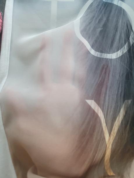 Priesvitné tričko, promod,s