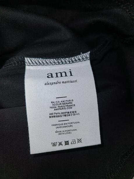 Čierne tričko ami paris, m