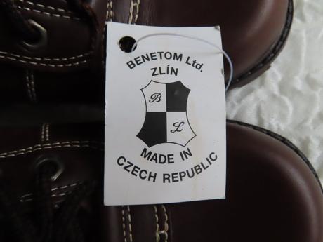 Chlapčenské kožené topánky na jar, veľ.35, 35