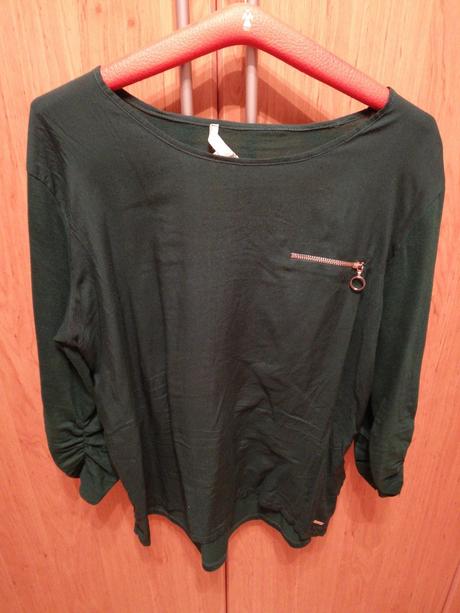 Smaragdovo zelena bluza tom tailor, tom tailor,s