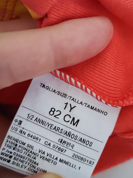 Tričko benetton, benetton,86