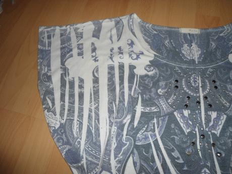 Modrosive damske tricko, s