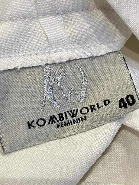 Dámske biele nohavice (40), l