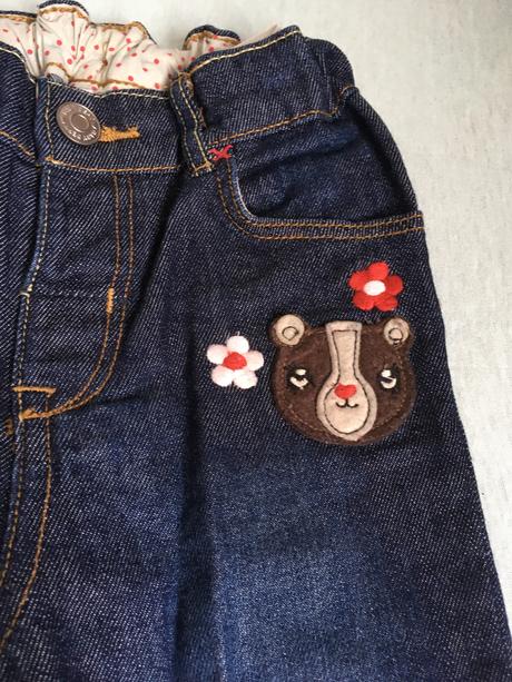 Dievcenske rifle s nasivkami - h&m, h&m,92