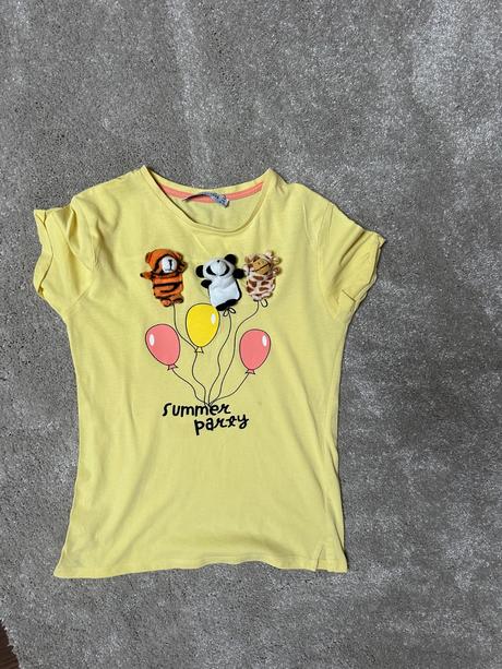 Tričko s mini plyšáčikmi, terranova,140