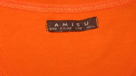 Oranžové tričko, amisu,l