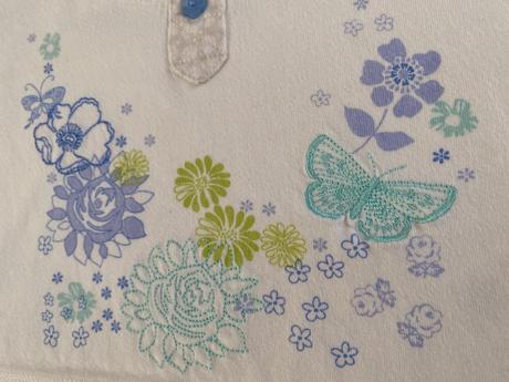 Vyšívané tričko, f&f,80